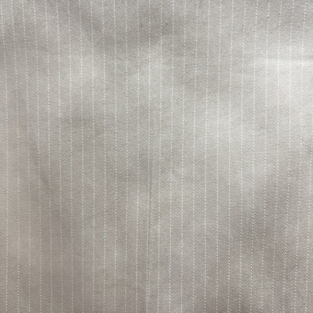 Ann Taylor Signature‎ Fit Tan w/ White  Pinstripe Wide Leg Trousers Lined Size 4 - Picture 3 of 9